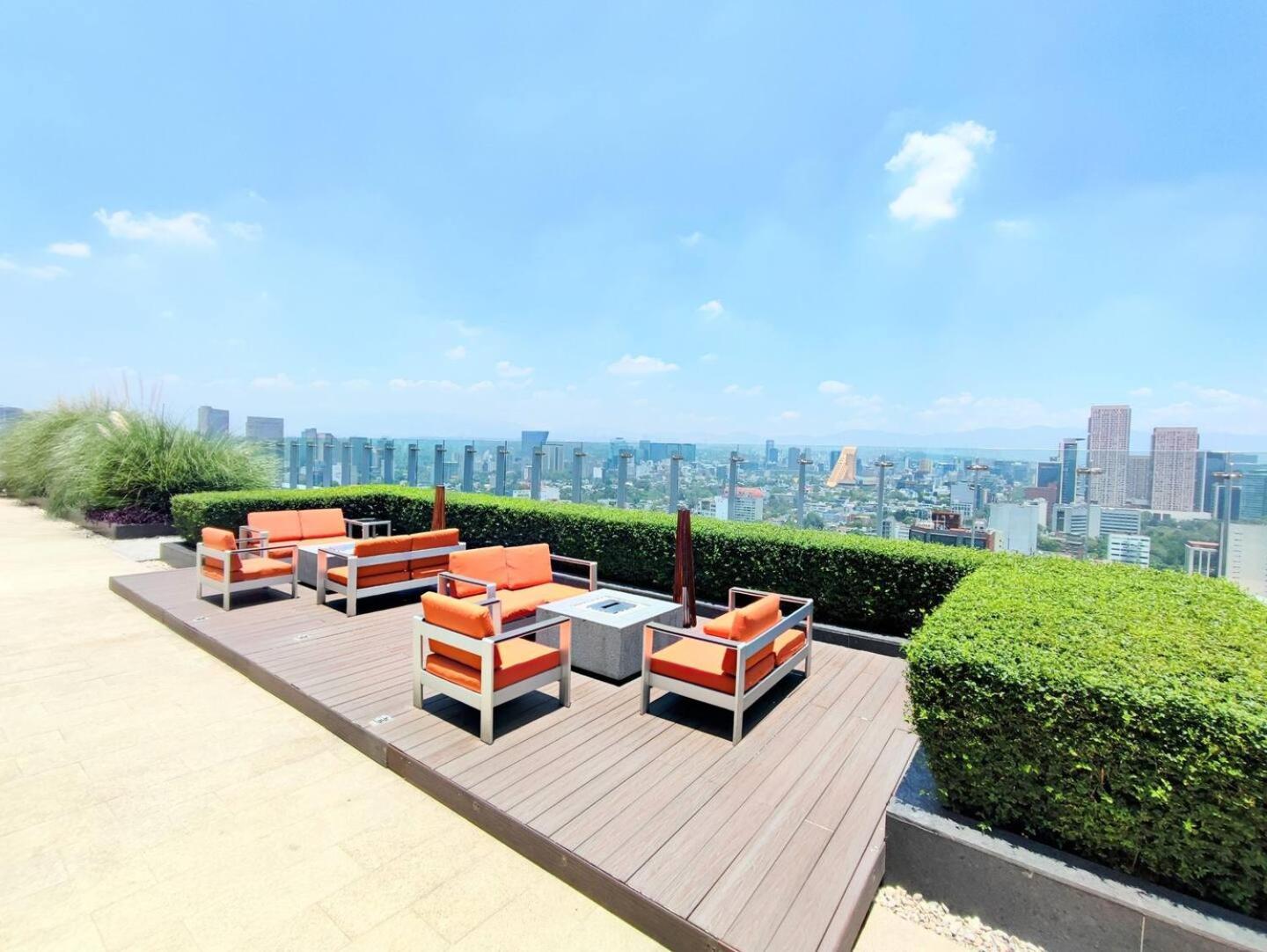 Luxurious High-Rise Hs Wifi, Amazing City Views 멕시코 시 외부 사진