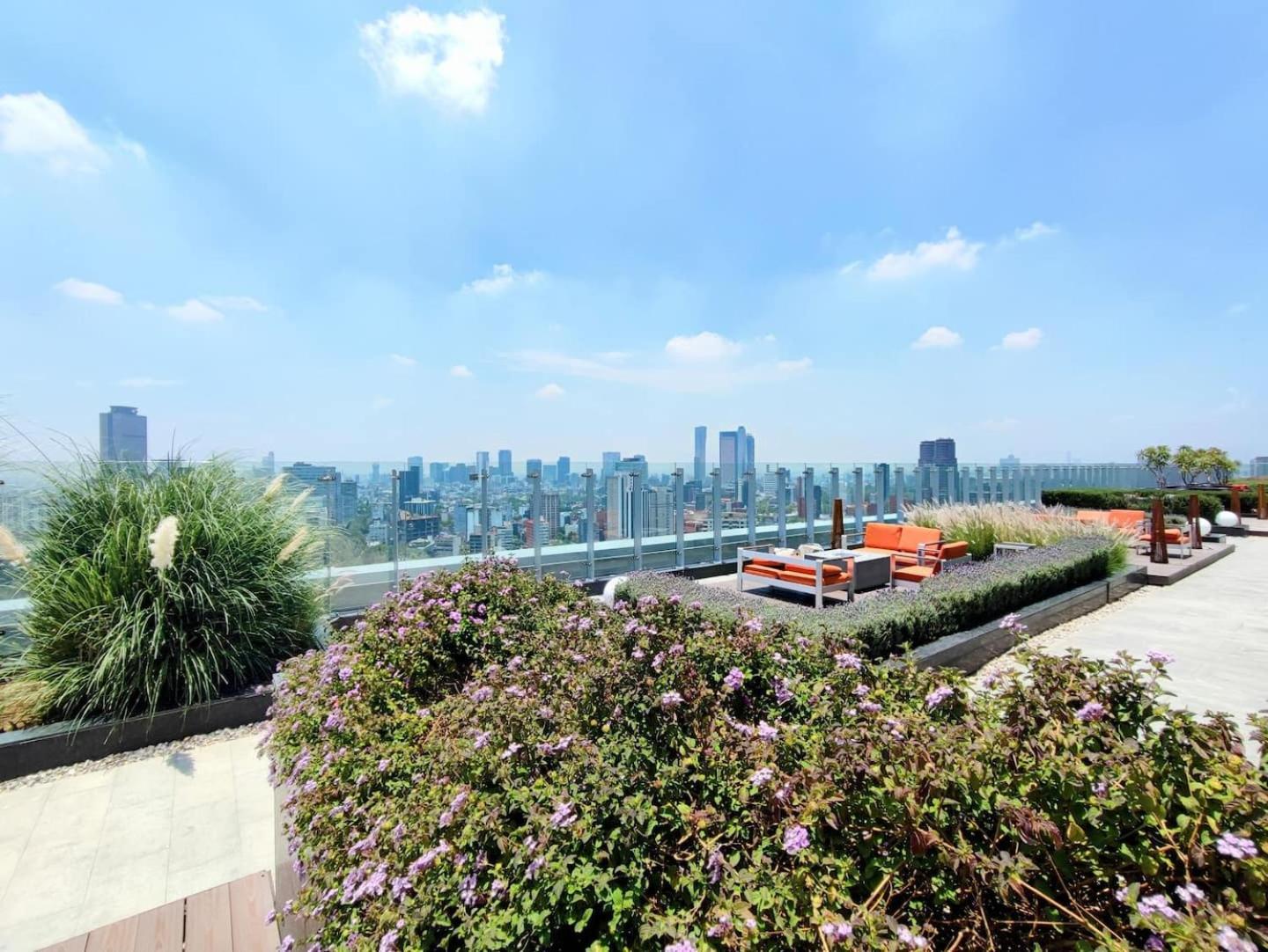 Luxurious High-Rise Hs Wifi, Amazing City Views 멕시코 시 외부 사진